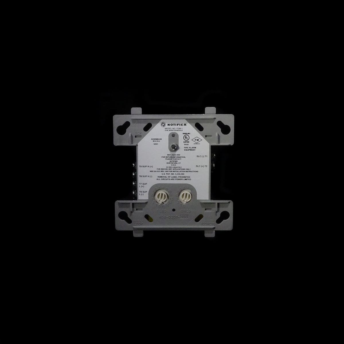 FDM1 NOTIFIER DUAL INPUT MONITOR MODULE Total Life Safety Solutions