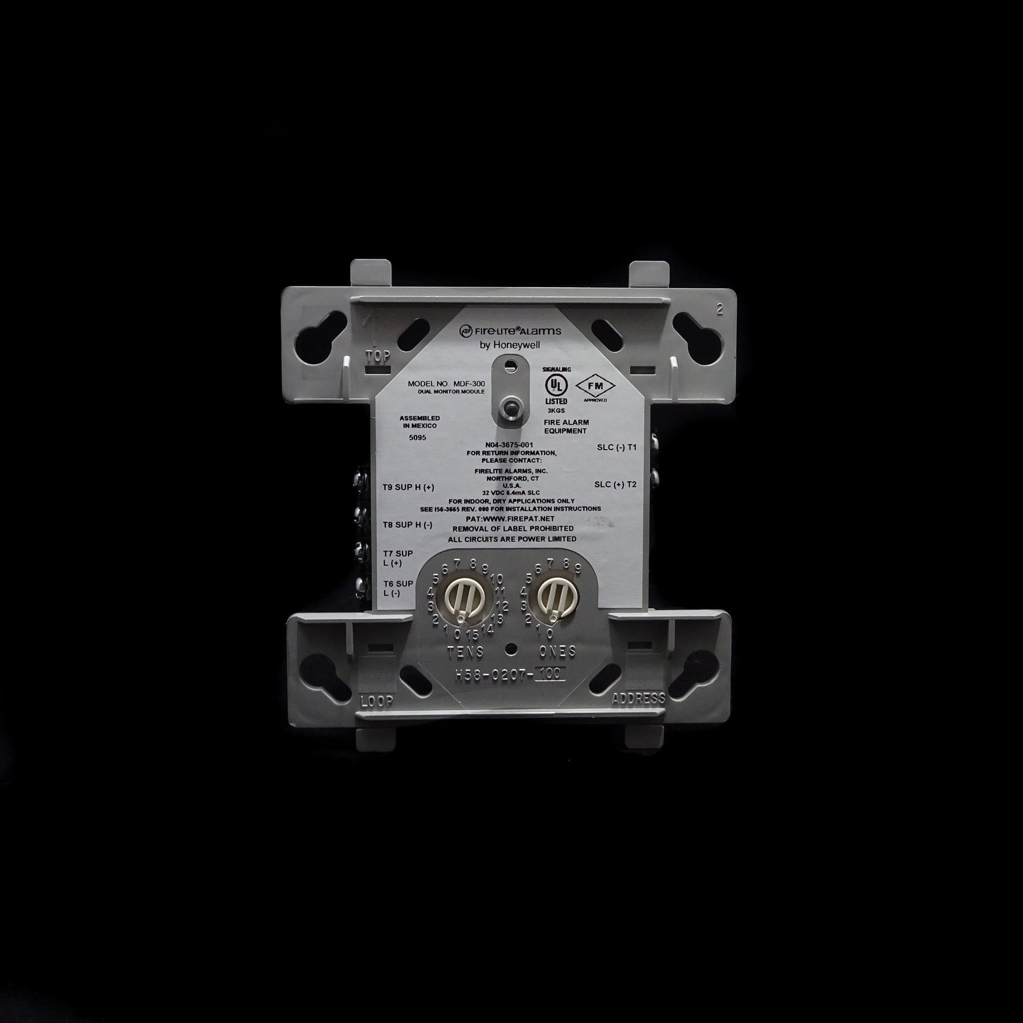MDF-300 FIRE-LITE DUAL INPUT MONITOR MODULE – Total Life Safety Solutions
