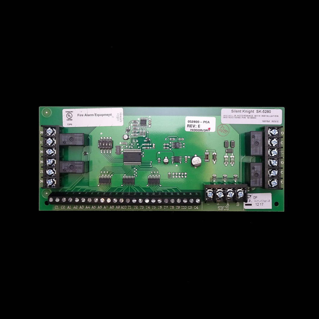 SK5280 SILENT KNIGHT I/O RELAY SUPERVISORY STATUS MODULE