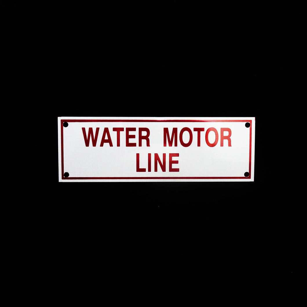 A241 WATER MOTOR LINE