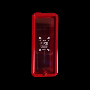 FireTech Plastic Red Cabinet Cover
